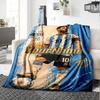 Messi Customize Your Name Blanket Cozy Personalized Blanket Durable Comfort Throw For Picnics Living Room Couch Seaside Four Seasons Universal