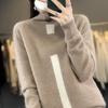 Lafarvie Mink Cashmere Turtleneck Sweater Women Autumn Winter Coloth Soft Warm Jumper Pull Femme Hiver Jumper Pullove Outwear