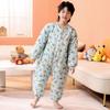 Cotton Warm Toddler Sleepsuit With Legs Boys Girls 3-12 Years Thick Pajama Sleep Bag Winter