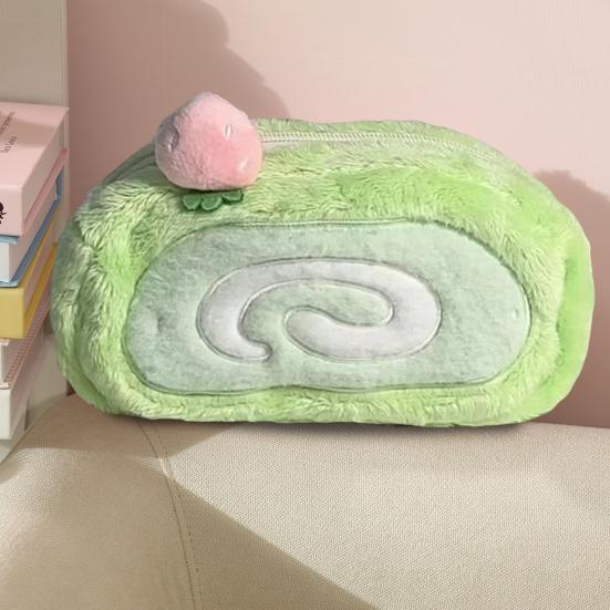 Plush Pencil Case Large Capacity Stationery Bag Zipper Pencil Storage Box Cute Makeup Bag Gift for Friends