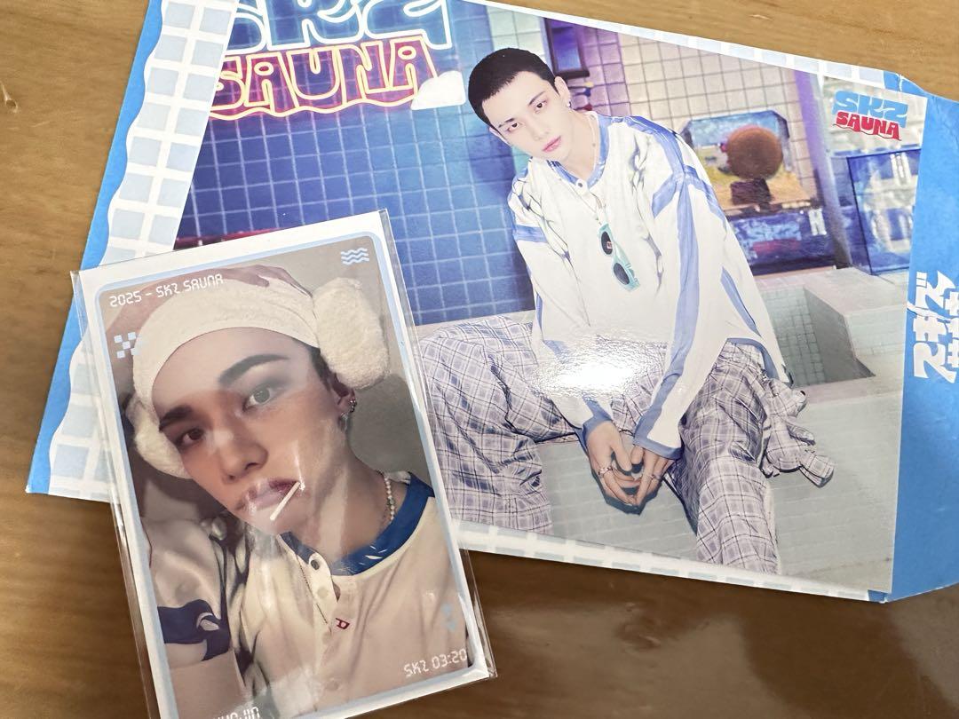 

[Б/У] Stray Kids Поп-ап Бонус при покупке Торговая карточка Рандом Хёнджин