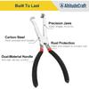 Electrical Disconnect Pliers 2-Piece Set, Includes Straight and 60° Angled Electric Disconnect Pliers for Automotive Connectors