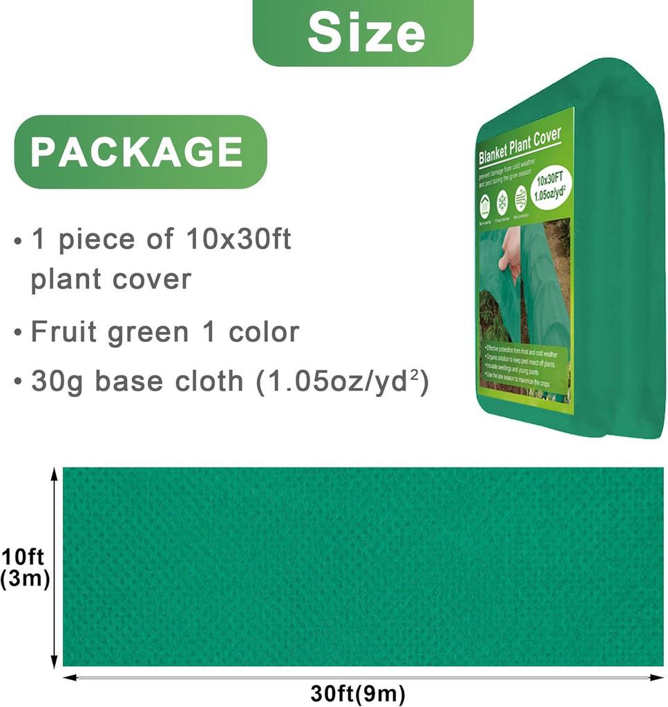 Thickened Plant Antifreeze Blanket: Winter Vegetable Cold Protection Non-Woven Fabric