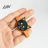 Cute Cartoon Wristbands 8 Pcs Halloween Bracelets, Adjustable Soft PVC Wrist Straps for Kids Adults, Flexible Pumpkin Witch Trick or Treat Toy