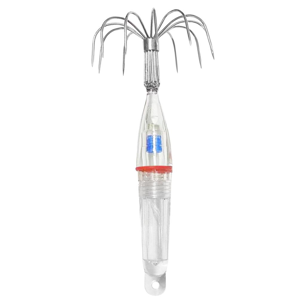 Luminous Fishing Hooks Squid Jig Hooks Waterproof LED Light To Lure Fish Multi-hooks Tackle Fishing Accessories 1/3/5pcs