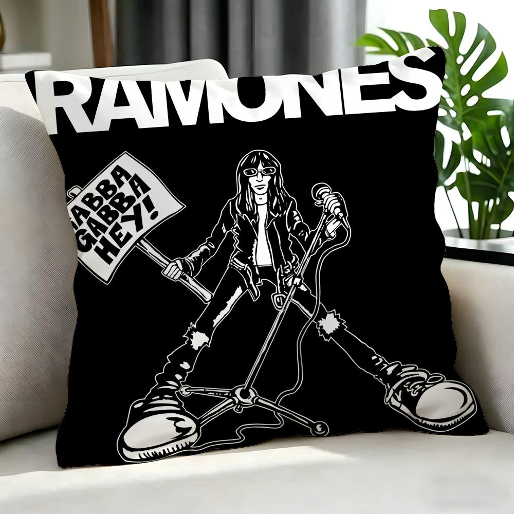 band Ramones Cushion Cover Cushion Cover Set 4Pcs 50x50 45x45 40x40 Pillowcase Decorative Sofa Home Decor