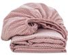 Wide King Size Box Organic Washed Dust Mite Gingham Pink Sheet, 200x200x30cm, Cotton, 100% Cotton, Resistant, Check,