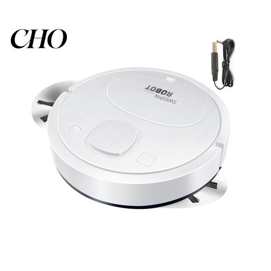 Quiet Cleaning Robot Sweeping Powerful Low Noise Slim Body Efficient Floor Sweeper Cleaner USB Charging 1200mAh Battery Long-Lasting Vacuum
