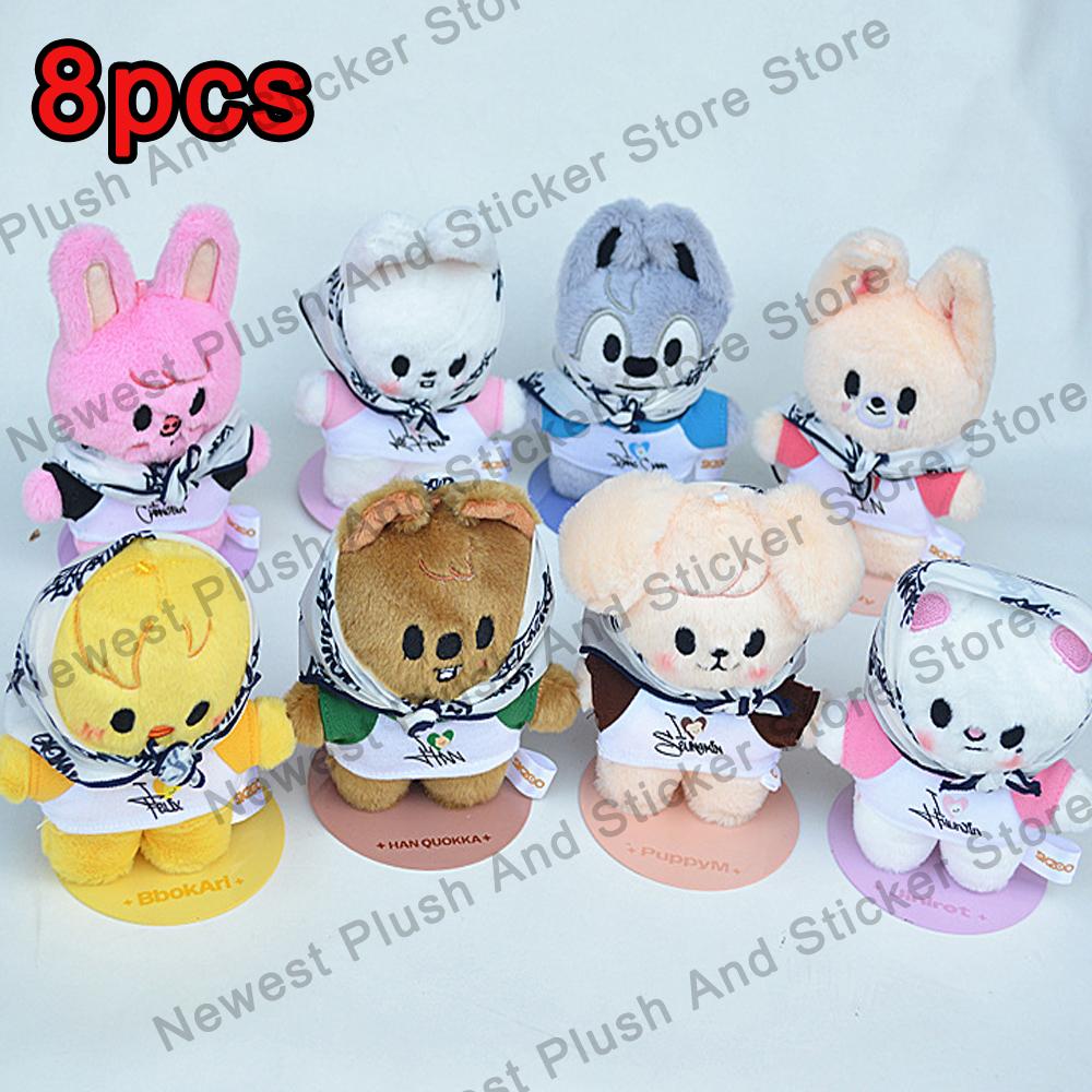 45-50cm Plush Keychain Toy Wolfchan Keychain Kawaii Cartoon Stuffed Animal Plushie Doll Large Sleeping Pillow Gift