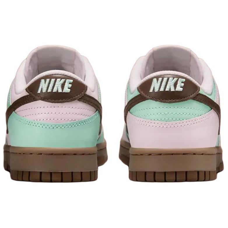 Nike  Dunk Low Mint Chocolate Women Sneakers Green Pearl-Pink Gum-Light-Brown IH0821-679