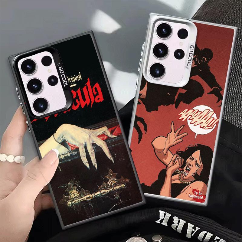 Gothic Vampire Scarlet Art Shockproof Phone Case for Samsung Galaxy S26 Edge S25 Ultra S24 FE S23 Plus S21 Cover Anti Fall Funda