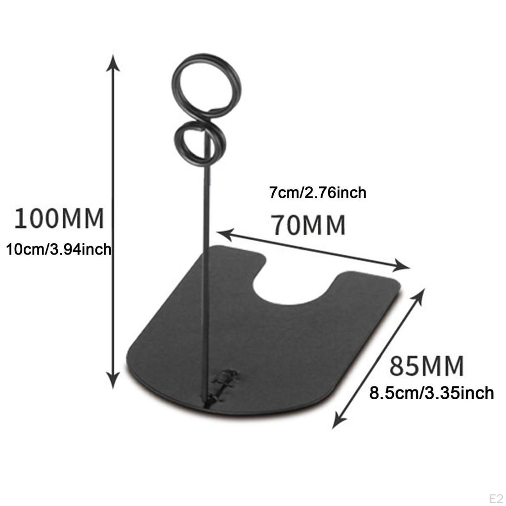 10 Stück Tischkartenhalter Tischnummernständer Warenzeichen-Schildklemmen Menüklemmen für