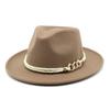Women'S Thickened Tweed Top Hat, Rolled-Brimmed Hat, British Classic Jazz Hat, Wool Hat.