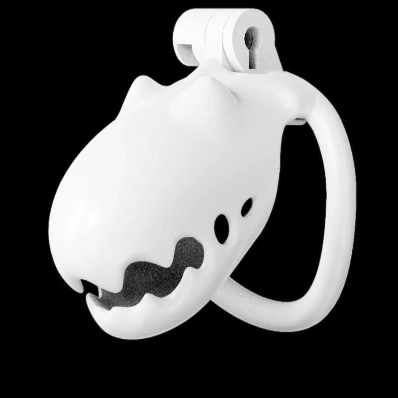 Male Furry Cute Chastity Cages CB Lock SM Flirting Sex Toy Erotic Urethral Lock Bondage Device for Gay with 4Ring Wrapped Penis