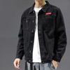 Herren Jeansjacken Neue lässige bequeme Jeansjacke mit mehreren Taschen dünne Piloten-Cargojacke