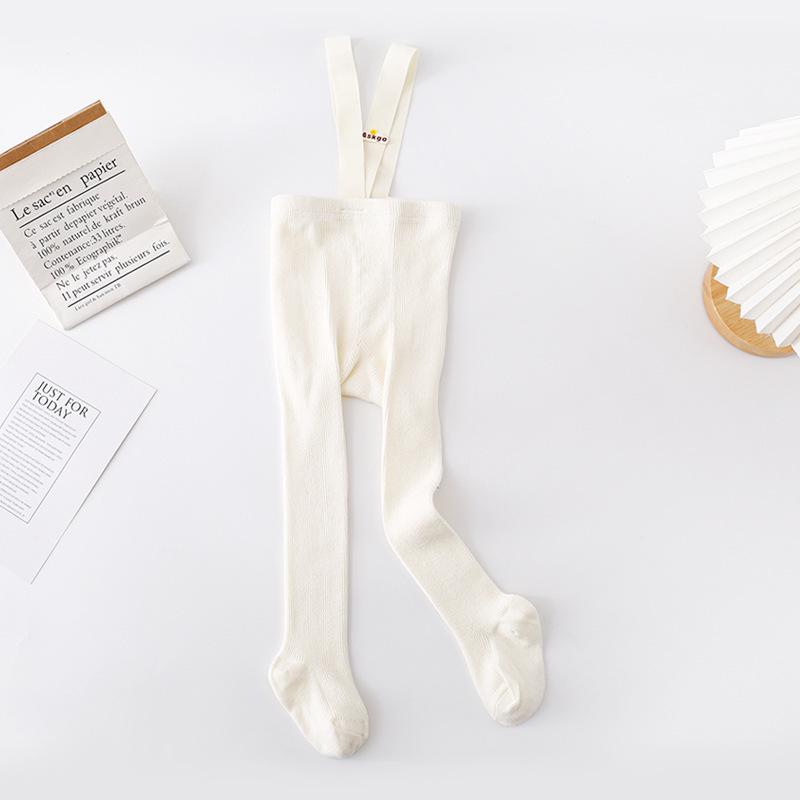 

Дитячі колготки з гребінної бавовни однотонні - Дихаючі штани для важкої атлетики весняно-осіннього сезону для немовлят Size M 1-3 Years