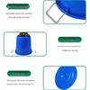 ZLIII 50L Large Thickened Plastic Round Bucket with Lid