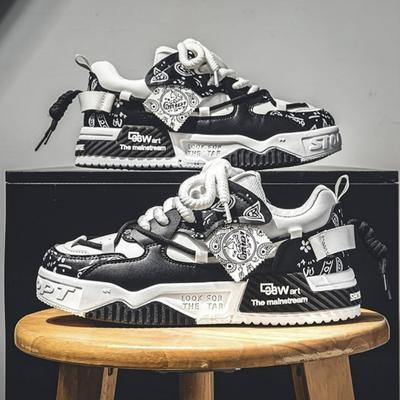 Fashion Fashion Skate Shoes Men's Sneakers Men Breathable Running Shoes Outdoor Mesh Casual Shoe Man Lace Up Vulcanized Shoes Zapatillas