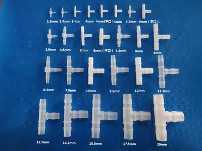Three-Way Equal Diameter Plastic Tee Hose Connector