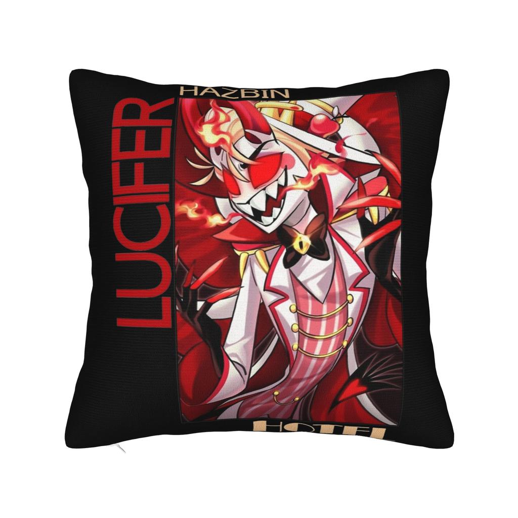 Lucifer Hazbins Hotels Pillowcase Soft Polyester Cushion Cover Gift  Pillow Case Cover Bedroom Square 40X40cm