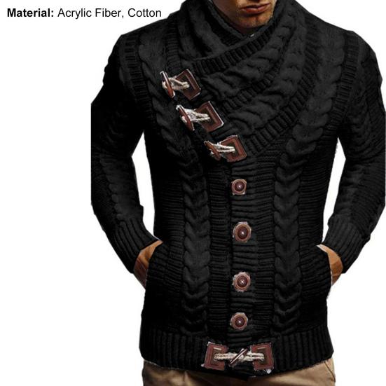 Sweater Coat Wear Resistant Easy Match Long Sleeve Causal Loose Cardigan Sweater for Daily Wear