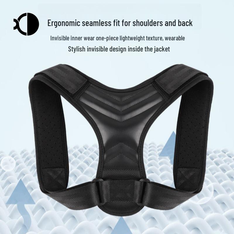 Breathable Adjustable Cross-Border Back Posture Corrector for Men and Women - Anti-Hunchback Support for Sitting and Sports