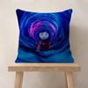 5D Anime C-Coraline Cushion Cover Inches Farmhouse Decor Home Throw Pillow Covers For Couch Decorations