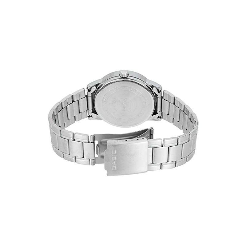 Casio STANDARD Series Simple Retro Small Round Watch Business Casual Fashion Quartz Movement Stainless Steel Strap Japanese and Korean MTP-V002D-1B3