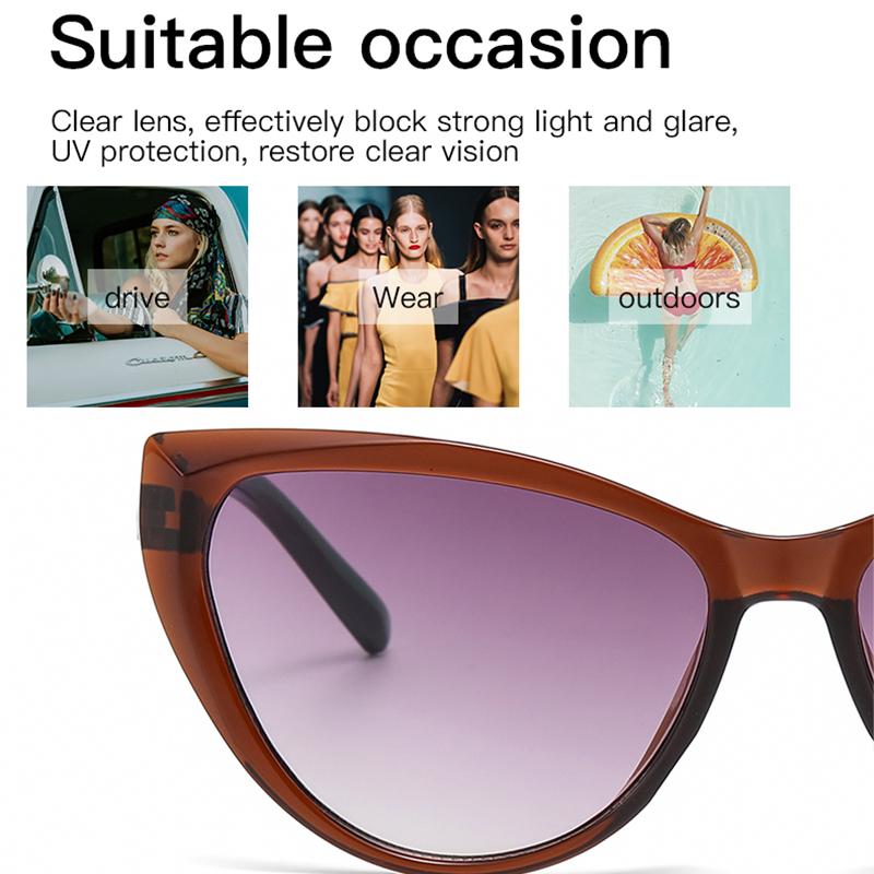 2026 New Cat Eye Sunglasses For Women Small Face Korean Style Anti UV Anti Blue Light Luxury Fashion Sun Glasses Outdoor Driving Shades