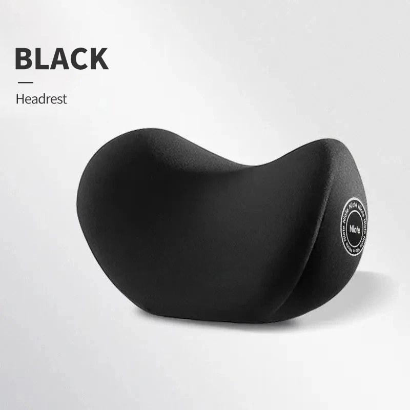 Car Neck Cushion Memory Foam Protective Lumbar Back Support Breathable Universal Car Headrest Pillow Car Supplies