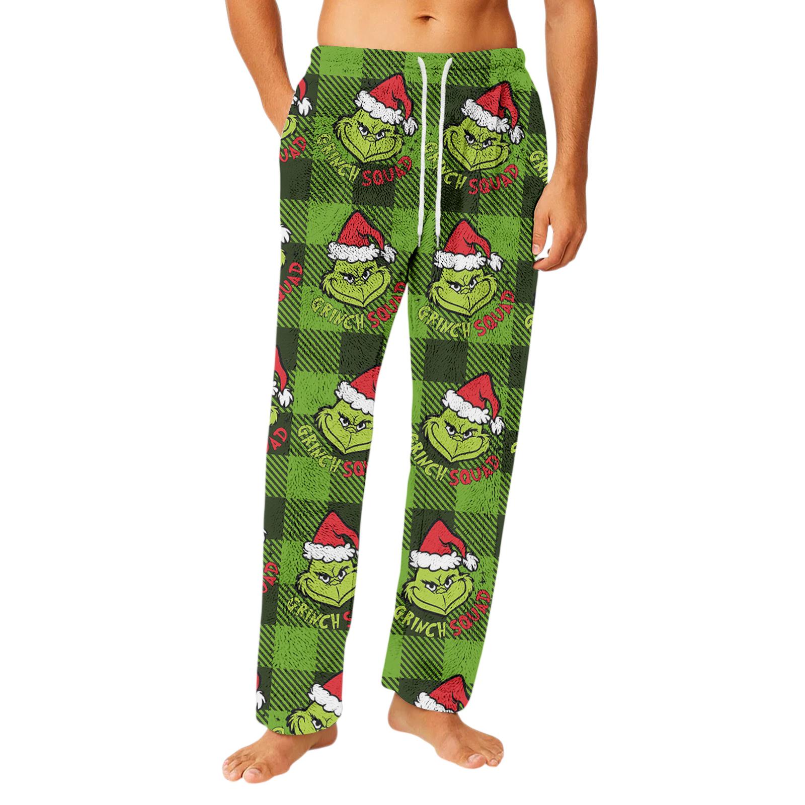 

Мужские фланелевые брюки с карманами на кулиске, домашняя одежда, штаны для сна L армия зеленый