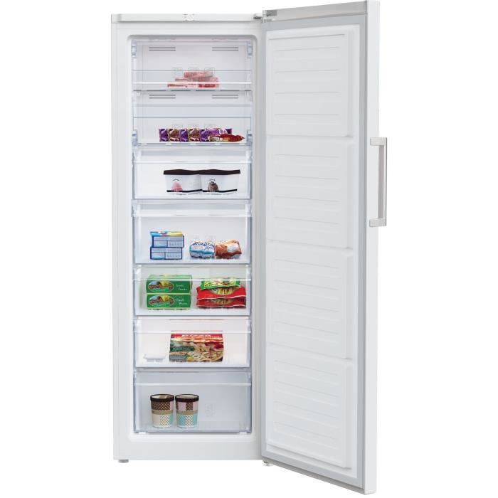 Gefrierschrank - BEKO Serie b100 - RFNE290L41WN - Klasse E - 256 L - 5 Schubladen - 59,5 x 70 x 171,4 cm - Weiß