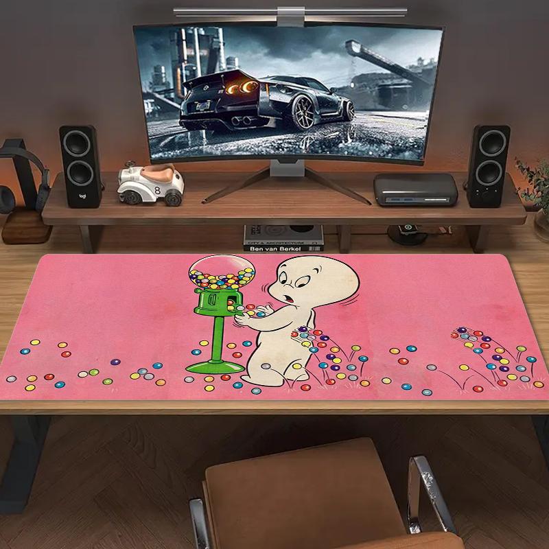 Casper Mouse Pad Large Gaming Table Cushion Nonslip Laptop Tablet Big Mousepad Xxl Mat Mini Pc Playmat With Lock Edge