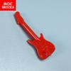 10pcs/lot MOC Bricks Utensil Saxophone Bass Guitar suona Instrument 13808 Music Building Blocks DIY Dolls Toys Kids Gifts