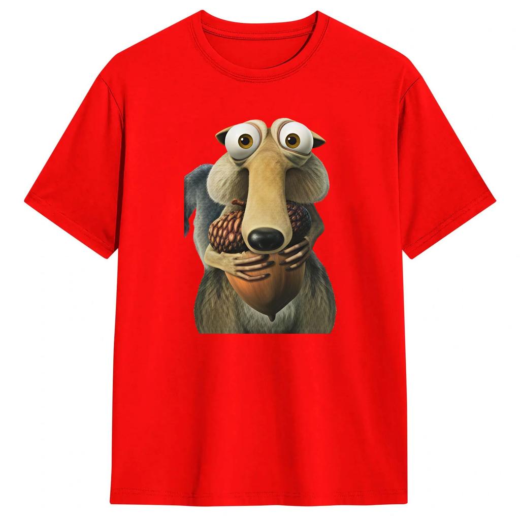 T-shirt IceAges Unisex Tempo Libero Cotone Puro Magliette Girocollo Manica Corta T-shirt Abbigliamento Classico
