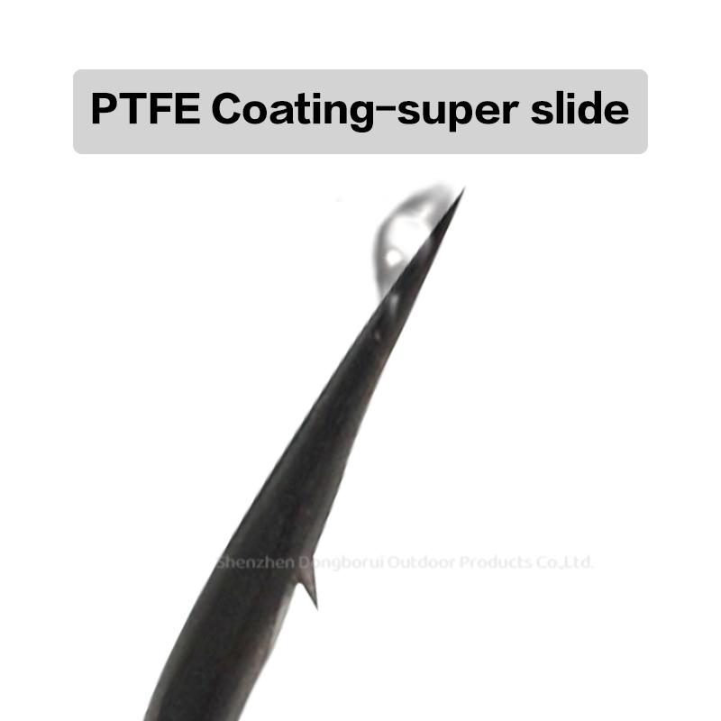 10pcs Carp Fishing Hook Straight Point X Medium Long Shank Size 2 4 6 PTFE Coating-Super Slide For Both Bottom Bait,Wafter And Pop-up Presentations