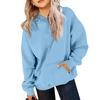 Children's Hoodie Boys And Girls Color Long-sleeved Hooded Pocket Hoodie