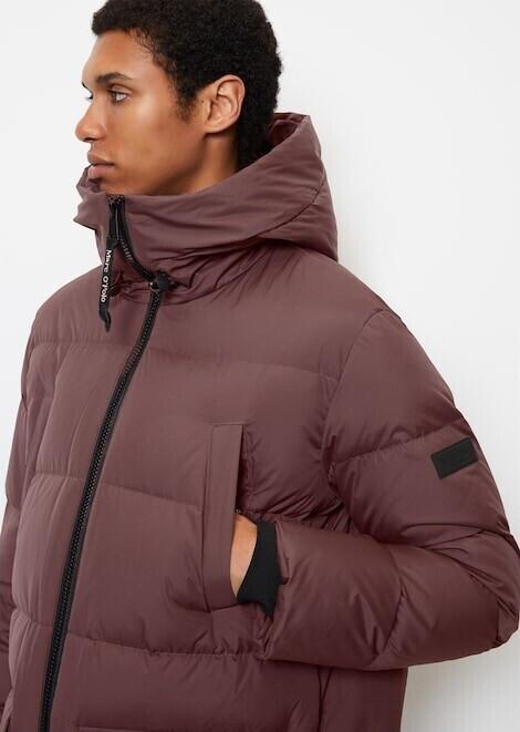 Winter Jacket Marc O'Polo Hooded Down Jacket Regular (329096070136) Twilight