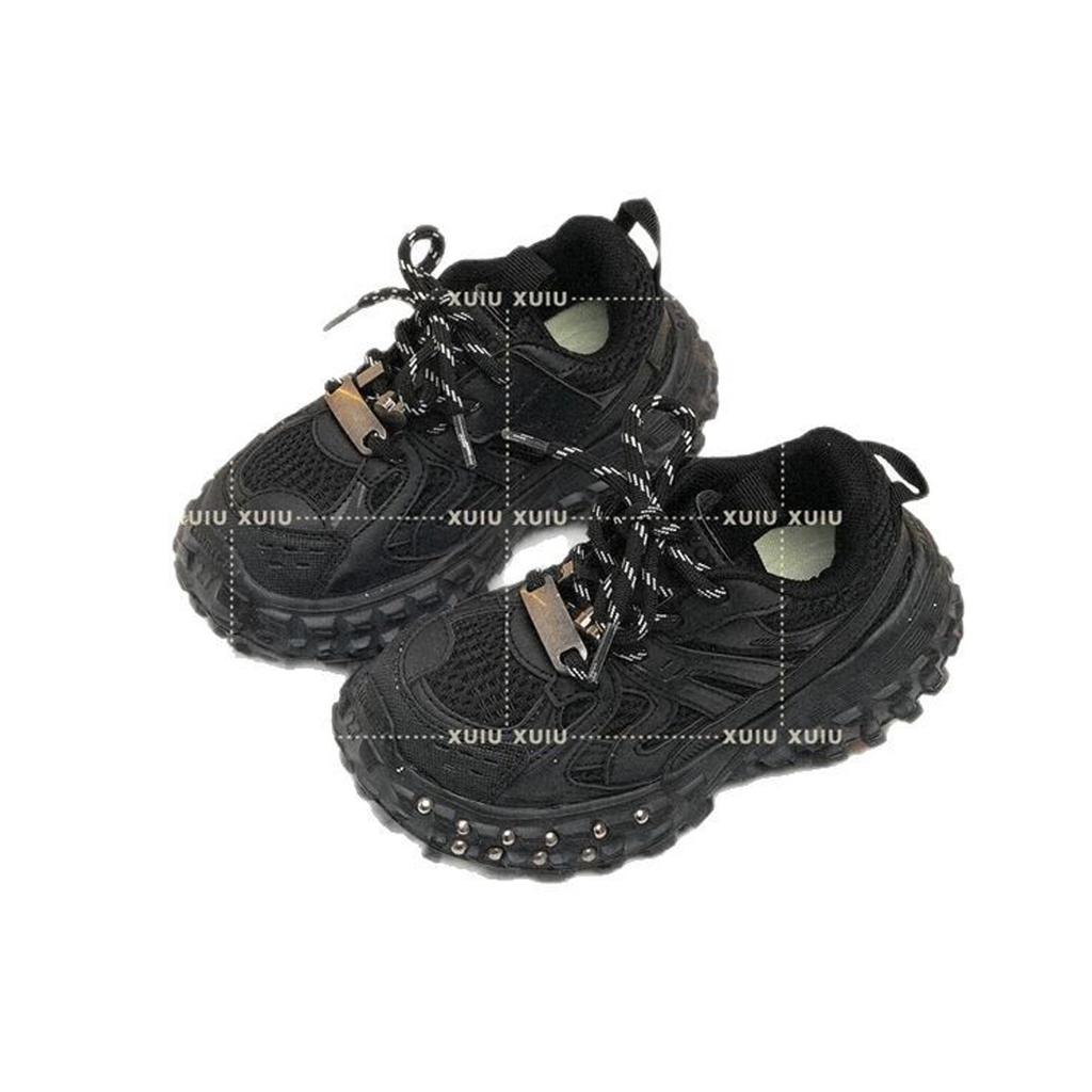 XSHX "Paris tire shoes" retro children's dad sports shoes spring and autumn double net boys and girls [Wenzhou shoes]