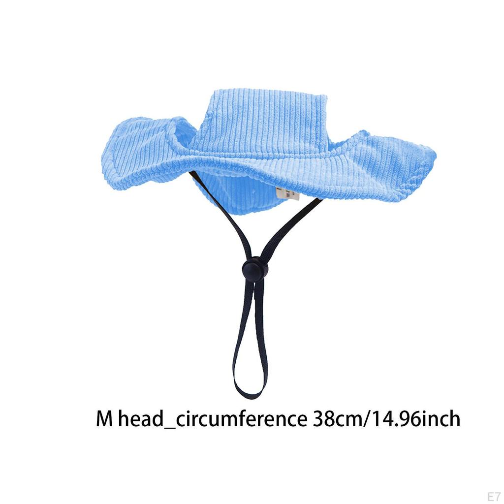 Animal Hat Puppy Sun Off External with Ear Holes, Visor Cap