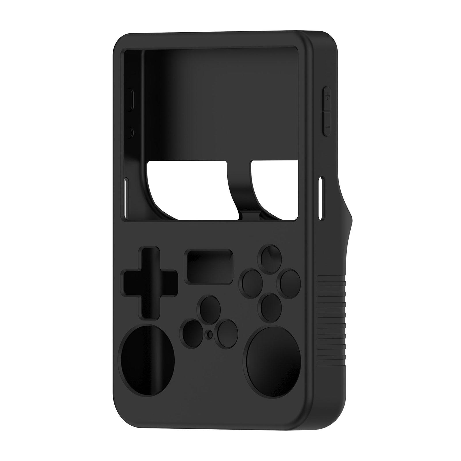 

Пылезащитный корпус геймпада Силиконовый защитный чехол для R36S Защита от царапин Корпус Игровая консоль Водонепроницаемый защитный чехол чёрный