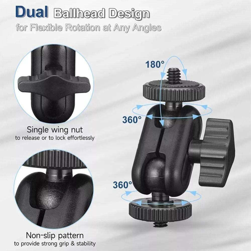 Adjustable Camera Extend Mount 360° Rotation Tripod Phone Holder for Gopro Camera Accessories