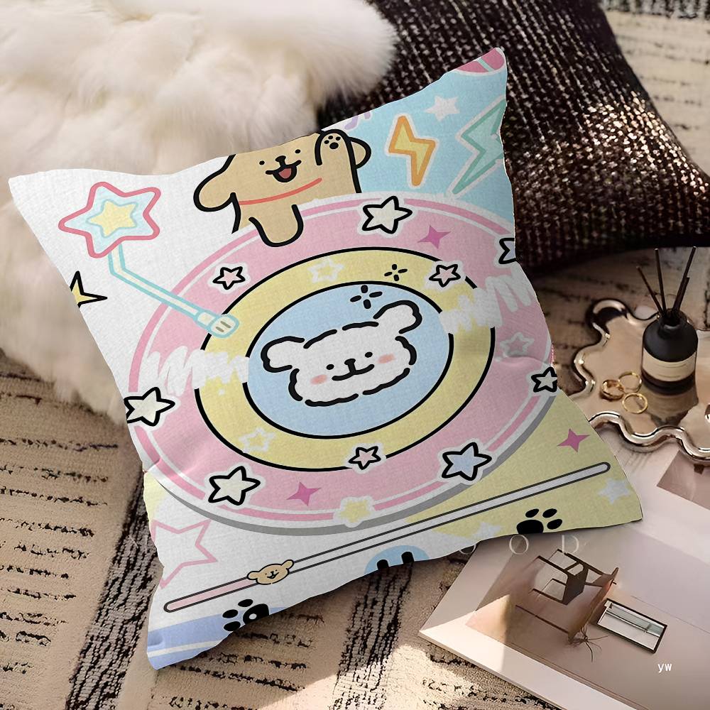 Kawaii Line Dog Cushion Cover Decorative Pillow Sofa Home Decor case pillow cases