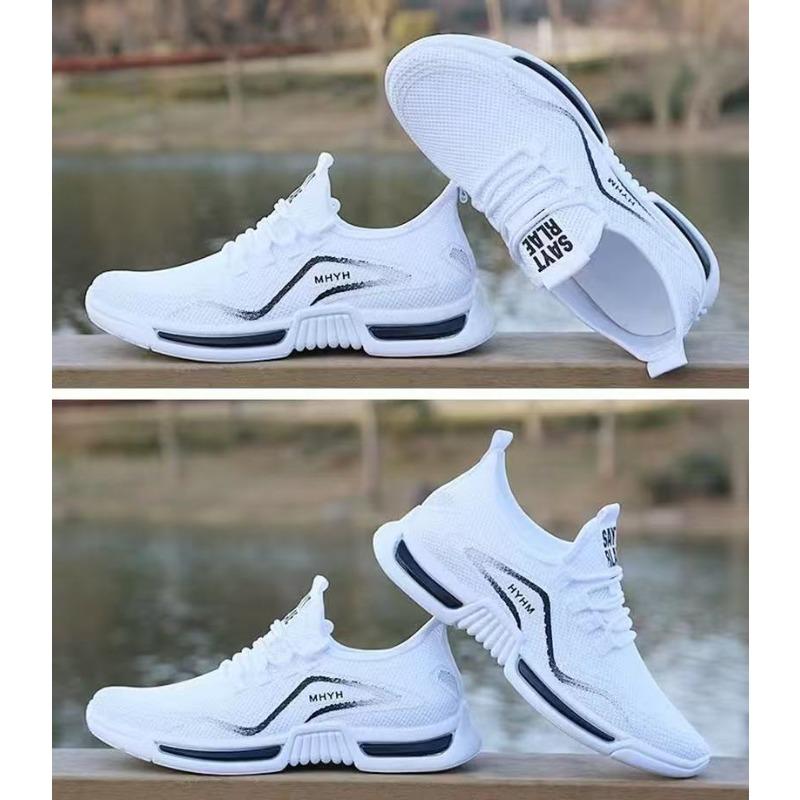 Knitted Sports Shoes, Ultra-lightweight, Breathable, Athletic Running Shoes, Walking Shoes.