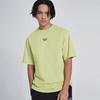 Reebok Logo Print Crew Neck Short Sleeve T-Shirt Unisex Tops Green 24SRM407UG01