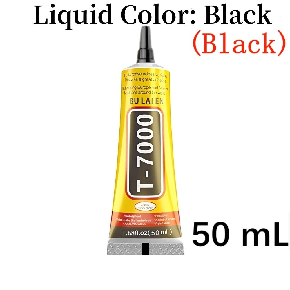 B7000 T7000 Clear Contact Phone Repair Adhesive Universal Glass Plastic DIY Glue B-7000 with Precision Applicator Black Glue