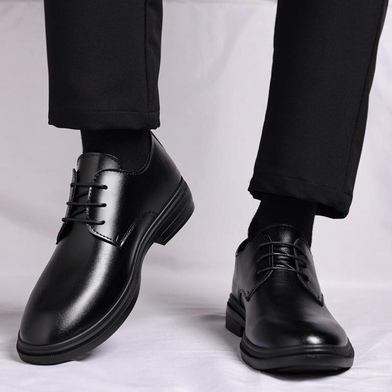 New classic men's shoes business casual British fringed leather shoes men's wedding shoes invisible heightening shoes