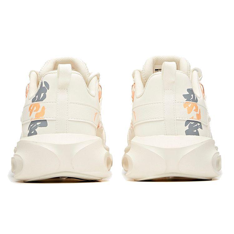 Anta Low Top Training Shoes Women Sneakers White Orange 122037789-1