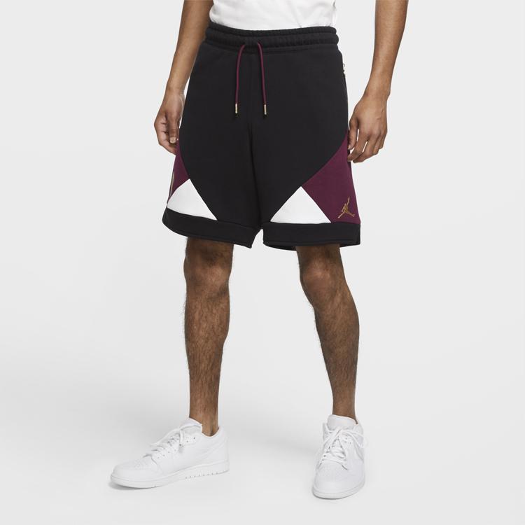 Jordan Paris Saint-Germain Colorblock Casual Sports Shorts Men Bottoms Black CK9759-010