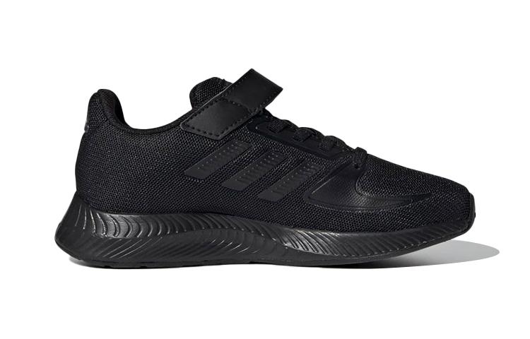 adidas Neo Runfalcon 2.0 Breathable Abrasion Resistant Breathable And Wear Resistant Low Top Kids' Running Shoes Black FZ0114